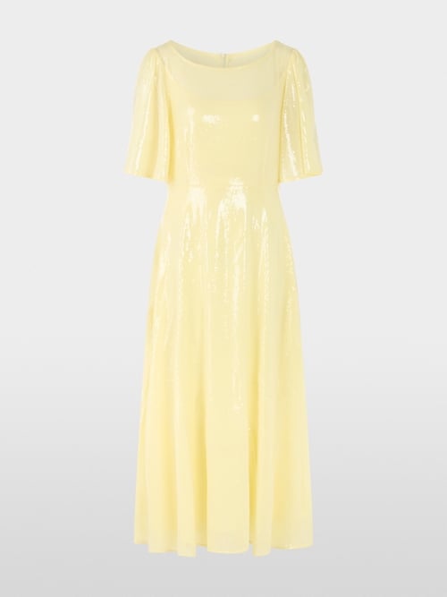 Midi dress with butterfly sleeves