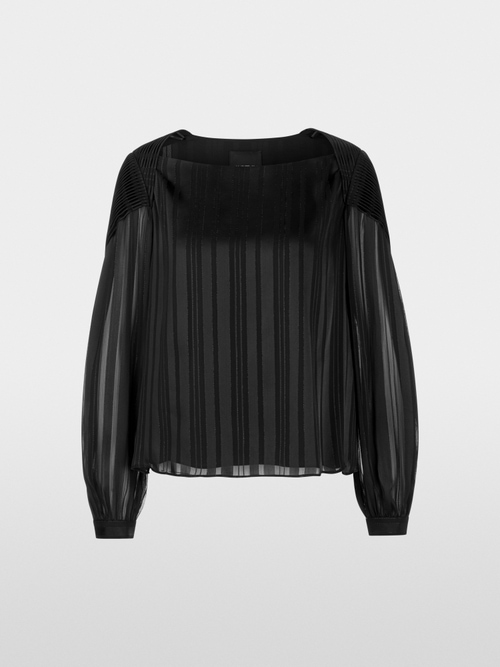 Blouse with tonal stripes