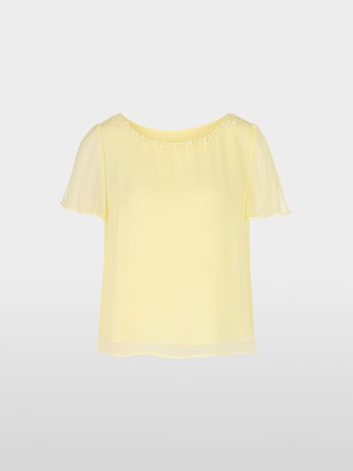 Double-layered viscose slip blouse