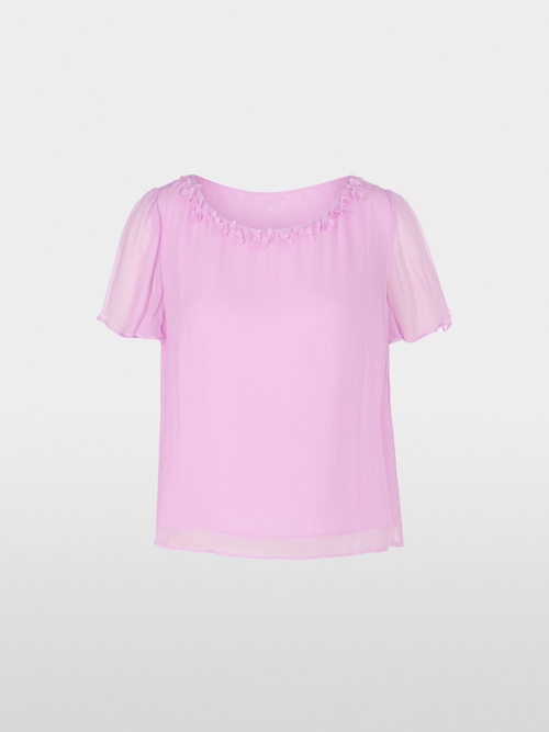 Blouse à enfiler à deux couches en viscose