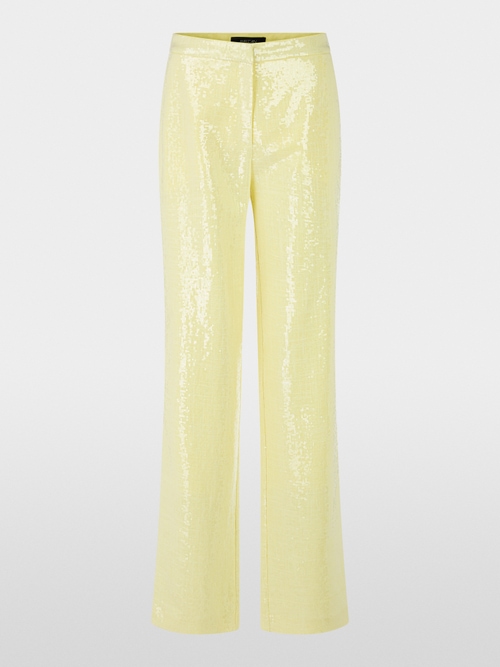 WUKARI sequin fabric trousers
