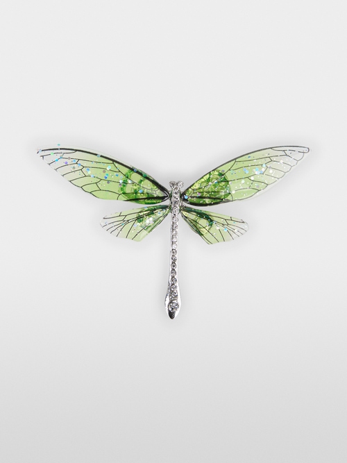Dragonfly shape brooch