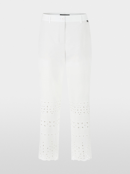 FRANCA ajour cotton trousers