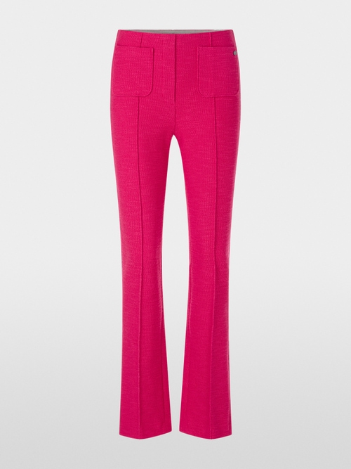 FREDERICA textured material trousers