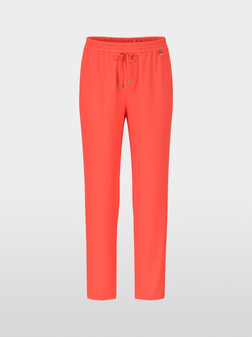 RHODOS plain wide slip-on trousers