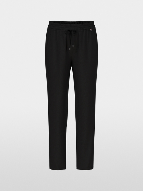 RHODOS plain wide slip-on trousers