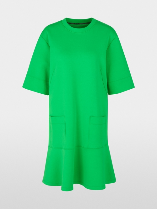 Robe courte unie à volants
