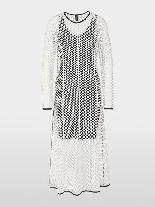 Long dress in mesh