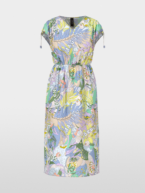Gemustertes Kleid "Rethink Together"