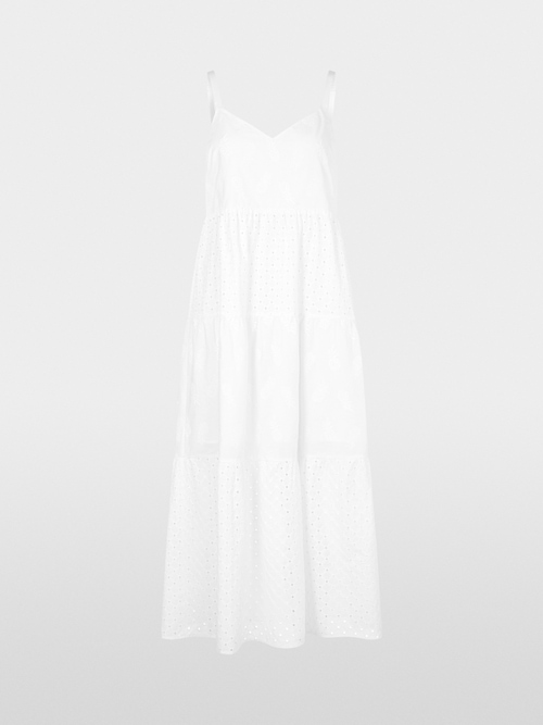 Strap dress with V-neck