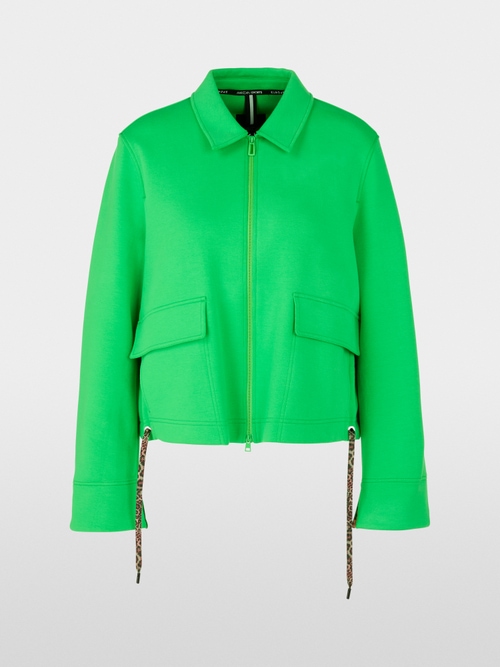 Veste-sweat en jersey avec fermeture éclair