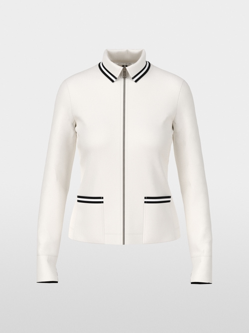 Light jacket in cotton rib