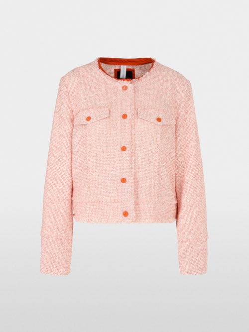 Bouclé jacket in denim style