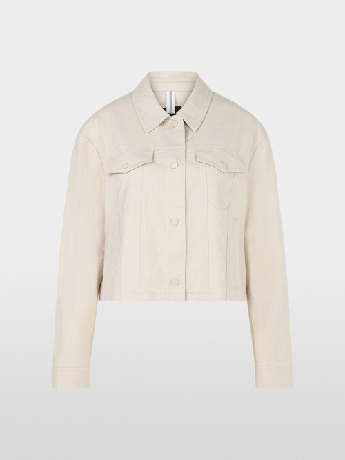 Veste en jean colorée