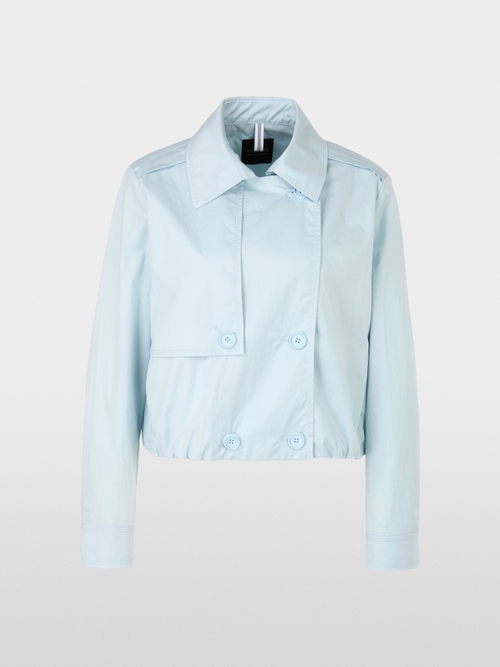 Cropped Trench-Jacke mit Collar
