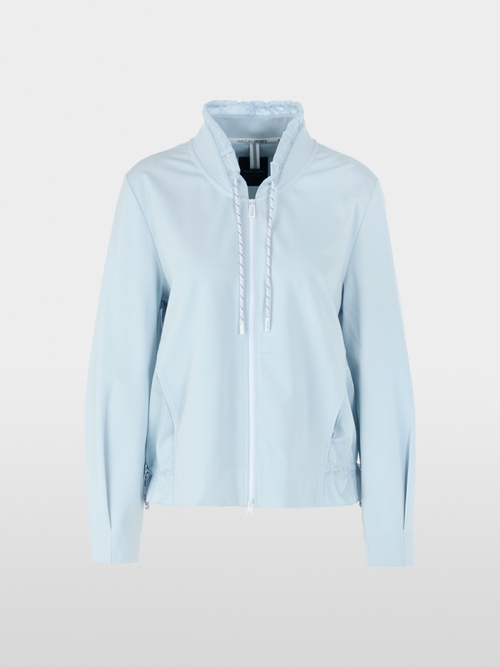 Jacket with frill effect