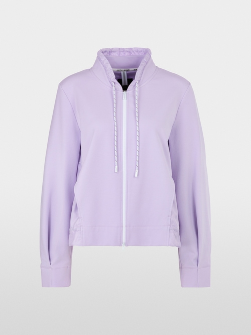 Jacket with frill effect