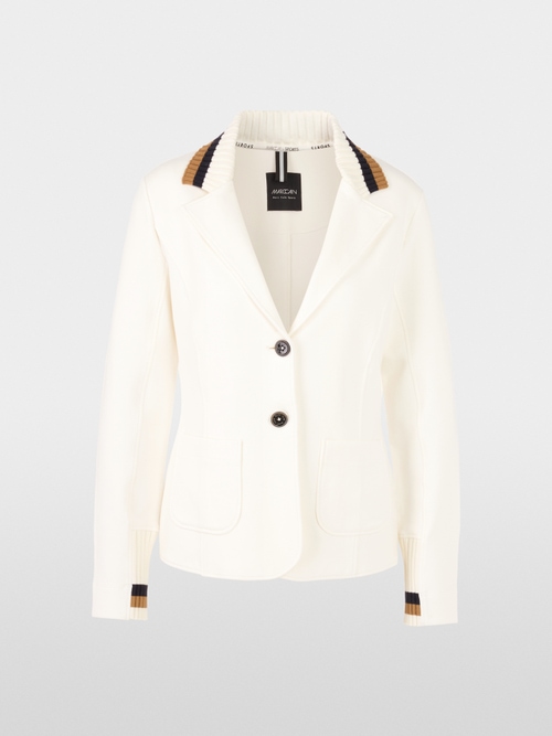 Nauwsluitende blazer van jersey