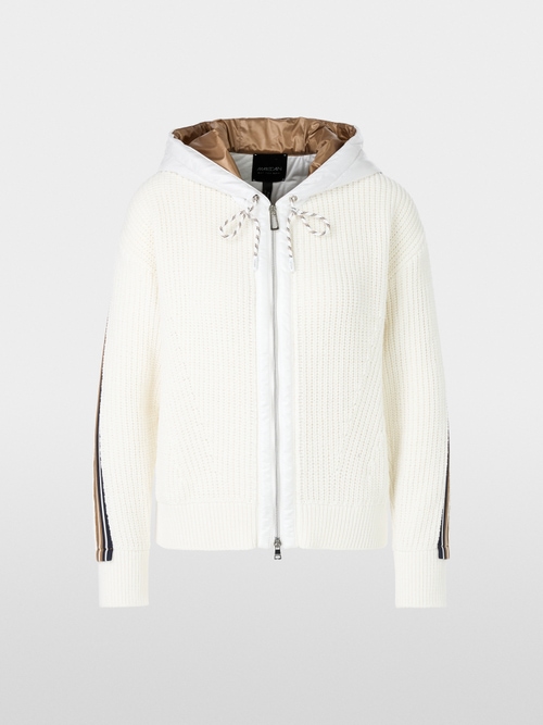 Cardigan with hood – "Rethink Together"