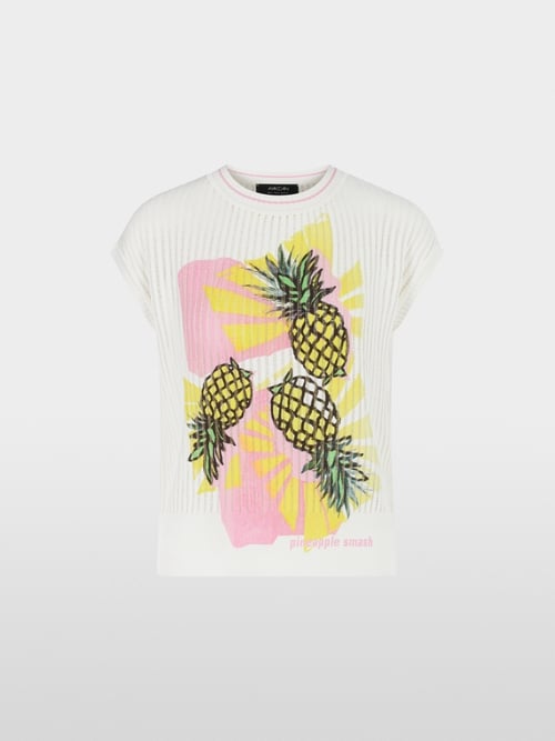 Knitted in Germany pineapple tank top