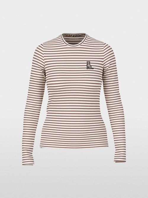 Long sleeve with striped pattern