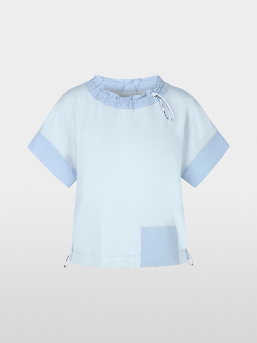 Casual T-shirt with drawstring