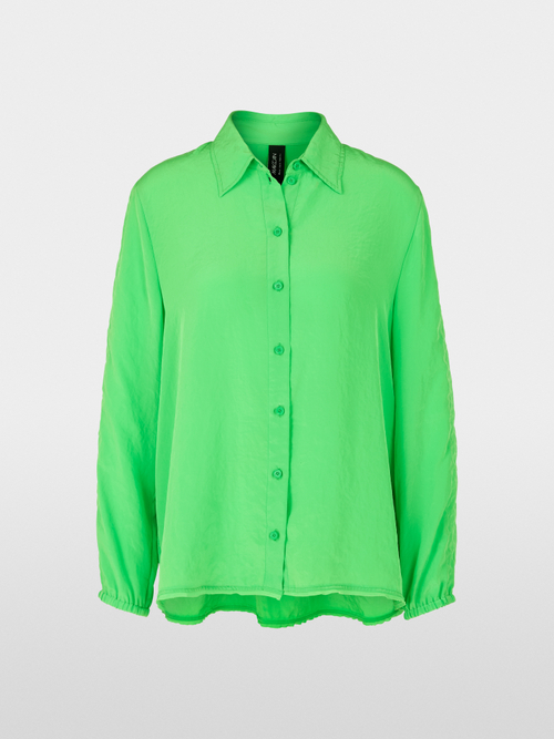 Leichte Hemdbluse in Uni