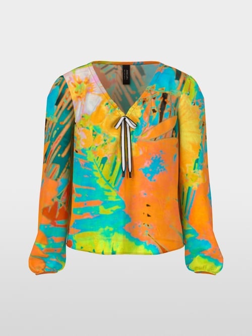 Rethink Together blouse with print