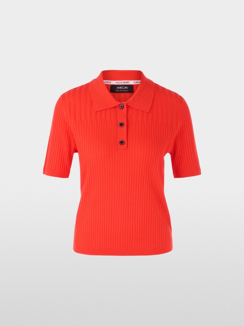 Poloshirt in wol - “Rethink Together”