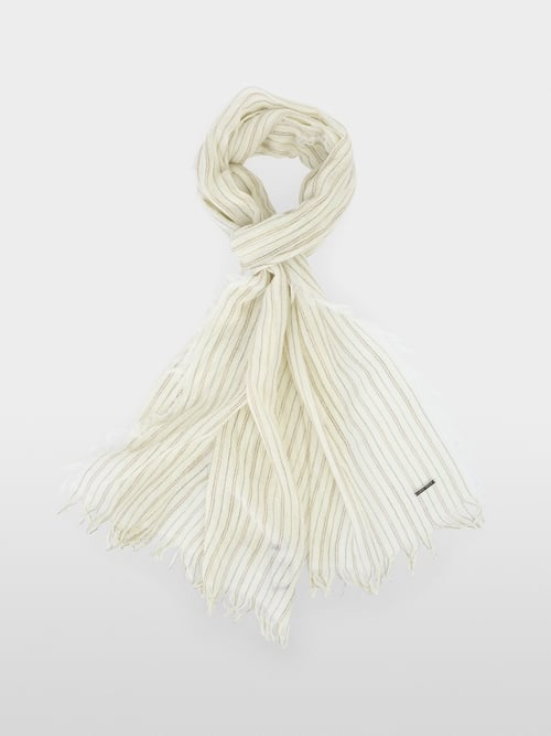 Lightweight woven wool scarf