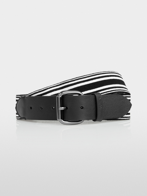 Ceinture de hanches en textile rayé
