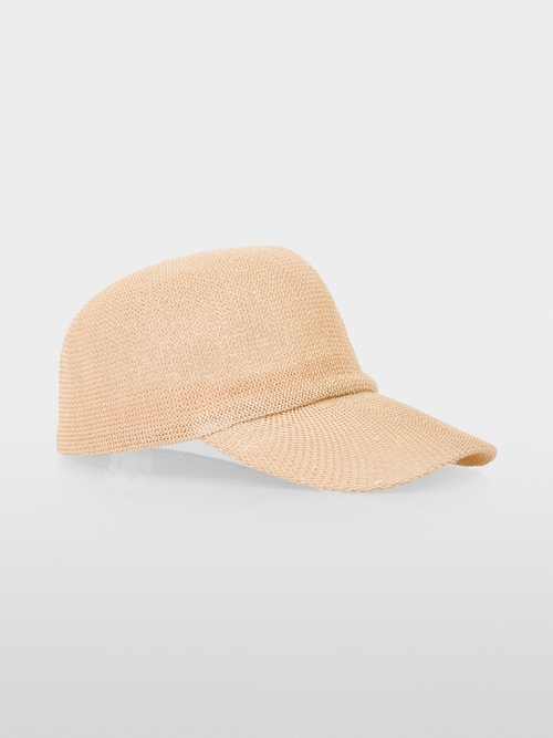 Baseball cap made of paper fibre