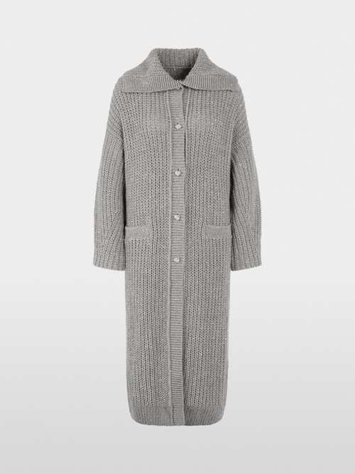 Knitted in Germany long knit cardigan