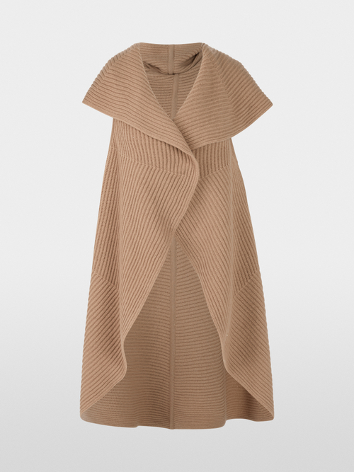 Knitted in Germany loose cape