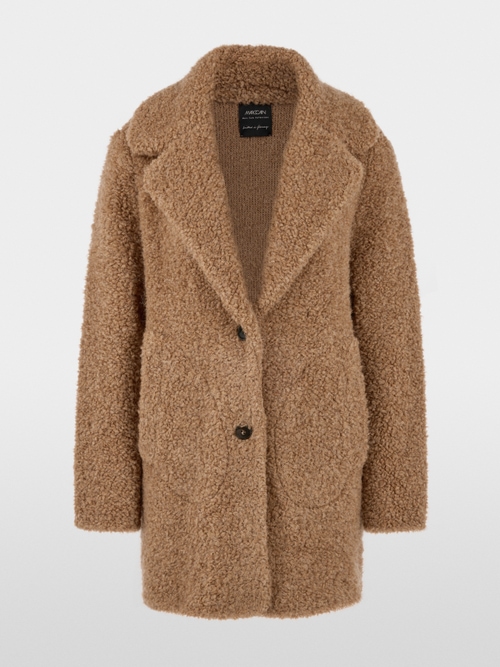 Knitted in Germany bouclé short coat