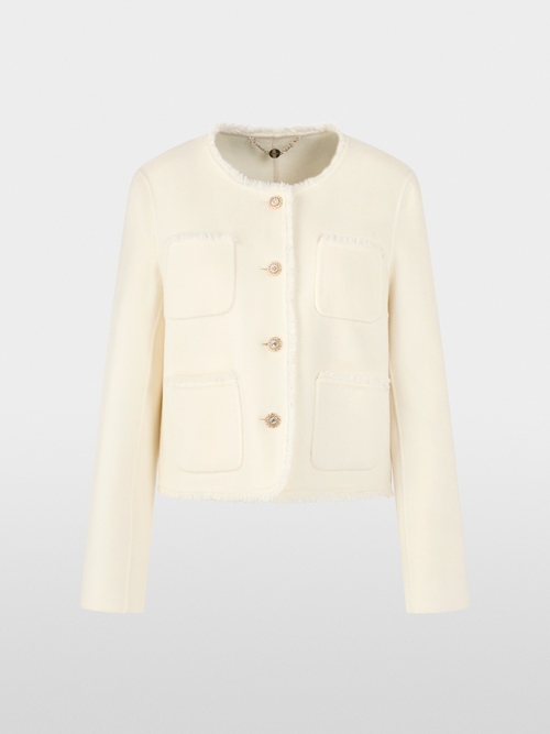 Jacket with patch pockets