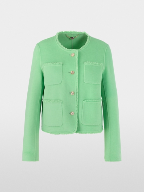 Jacket with patch pockets