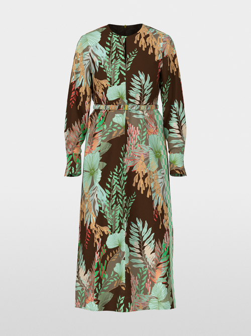 Maxi dress with floral print
