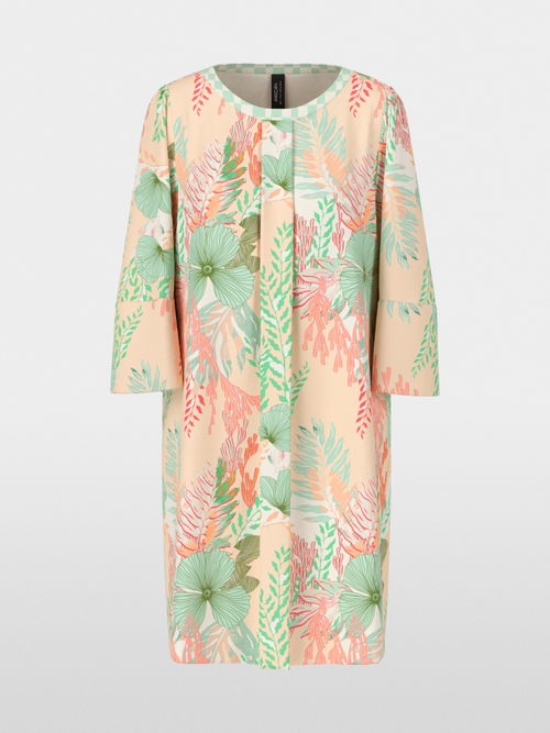 Robe courte à imprimé floral