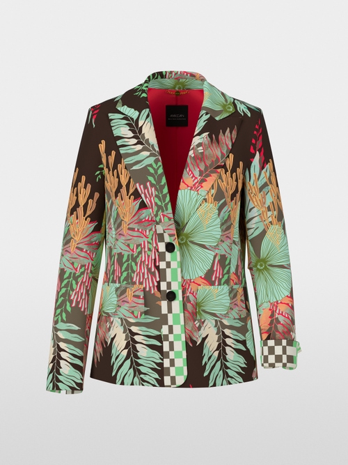Blazer with floral print