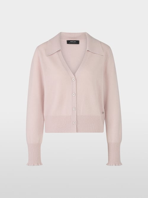 Cropped cashmere cardigan
