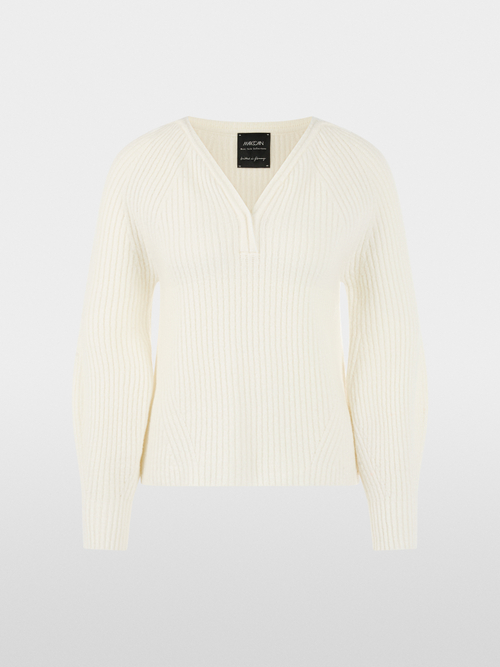 Knitted in Germany ribbed jumper
