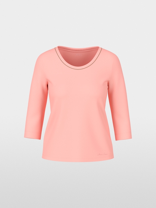 T-shirt avec bordure en chaîne