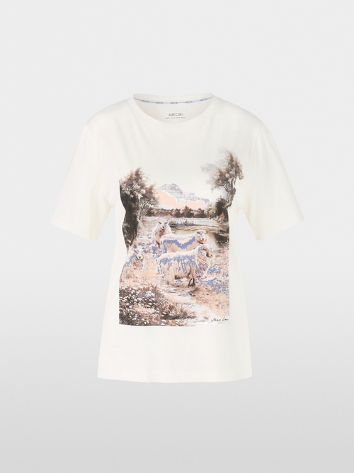 Cotton T-shirt with print