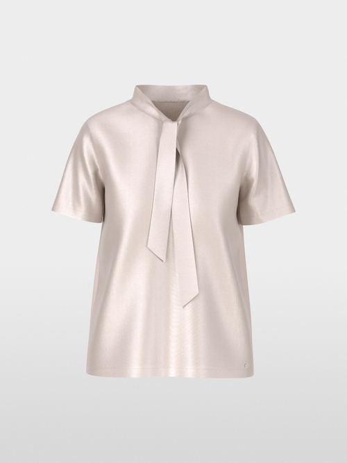 Blouse-chemise à col lavallière