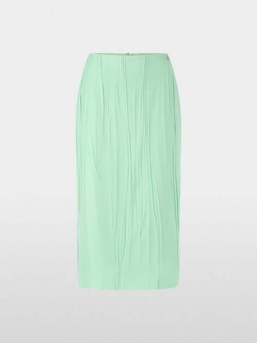 Midi skirt with pleated details