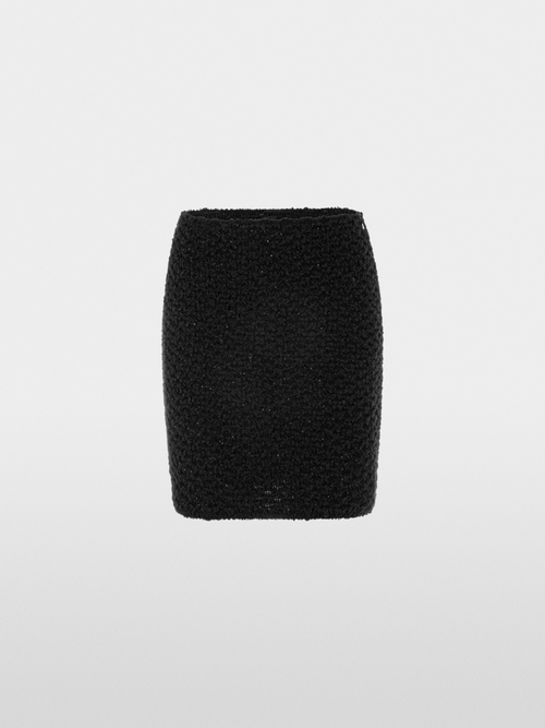 Knitted in Germany figure-hugging skirt