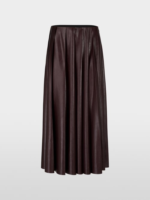 Plissérok met glanzende look