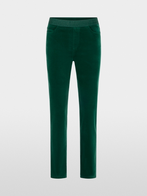 SIENA slip-on trousers in velvet