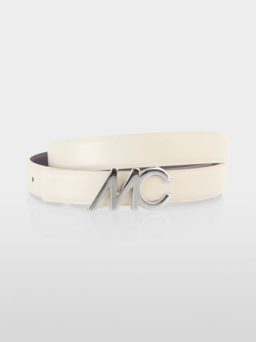 Narrow cowhide leather hip belt